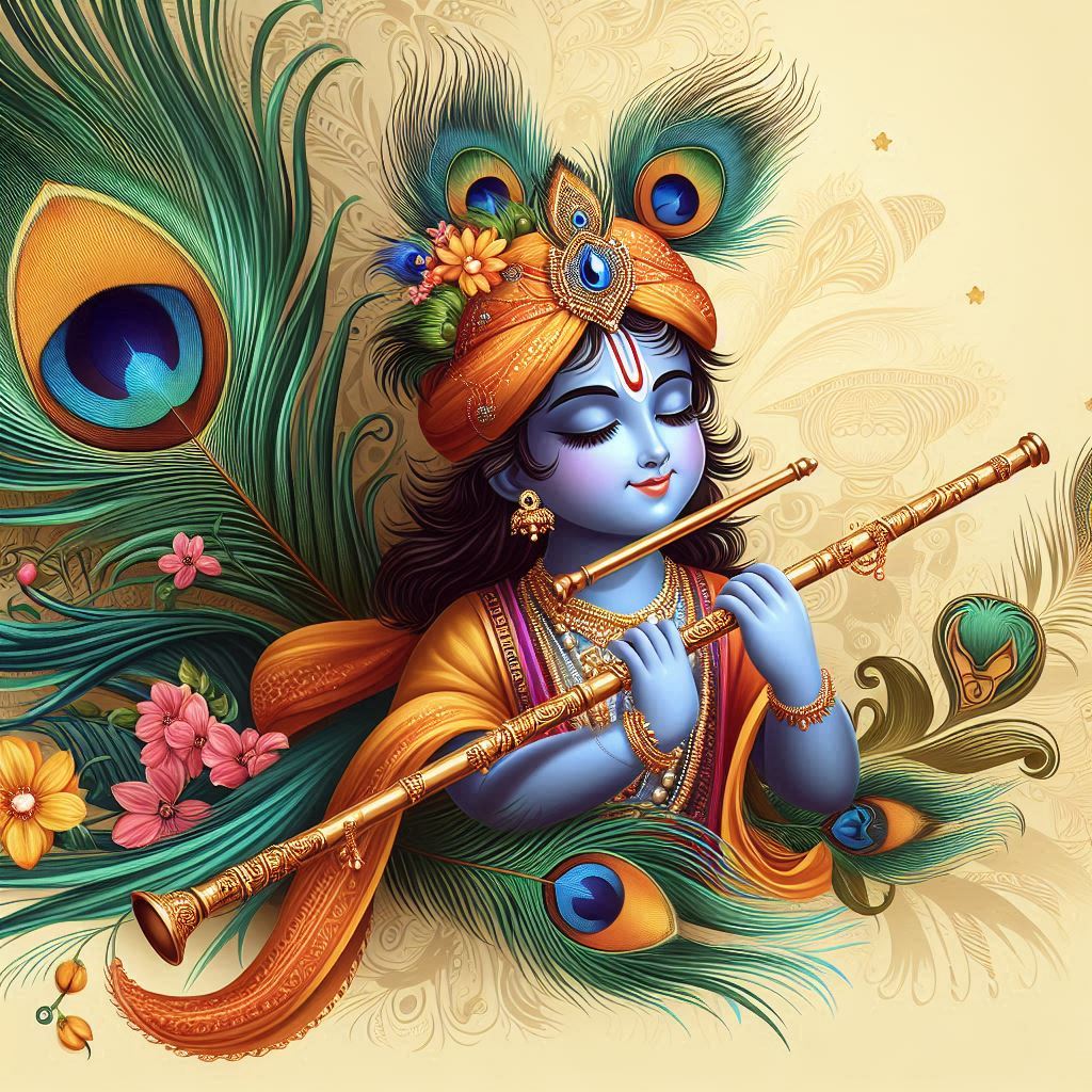 Happy Krishna Janmashtami greetings 2024