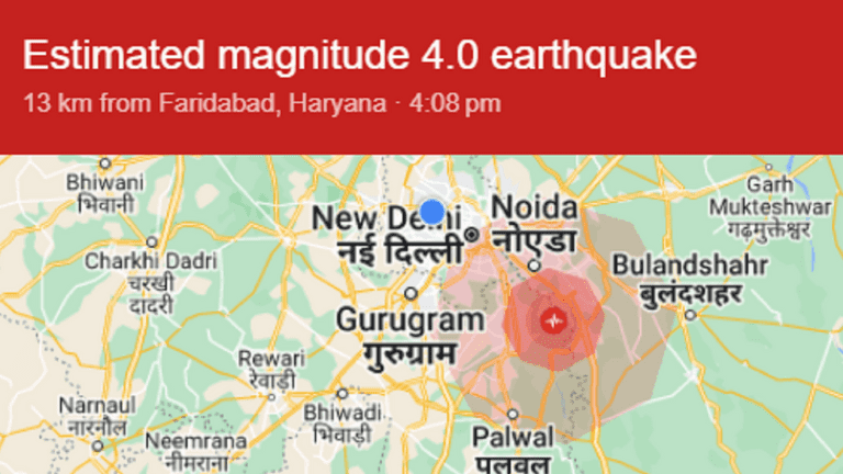 delhi ncr earthquake